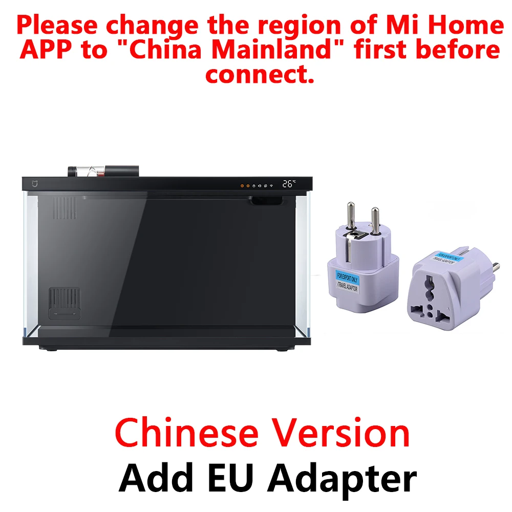 NEUES MIJIA Smart Aquarium MYG100 Kompatibel mit Mijia APP Mobil Gesteuertes Fernfüttern Intelligentes Beleuchtungssystem Aquarium mit Licht 20L