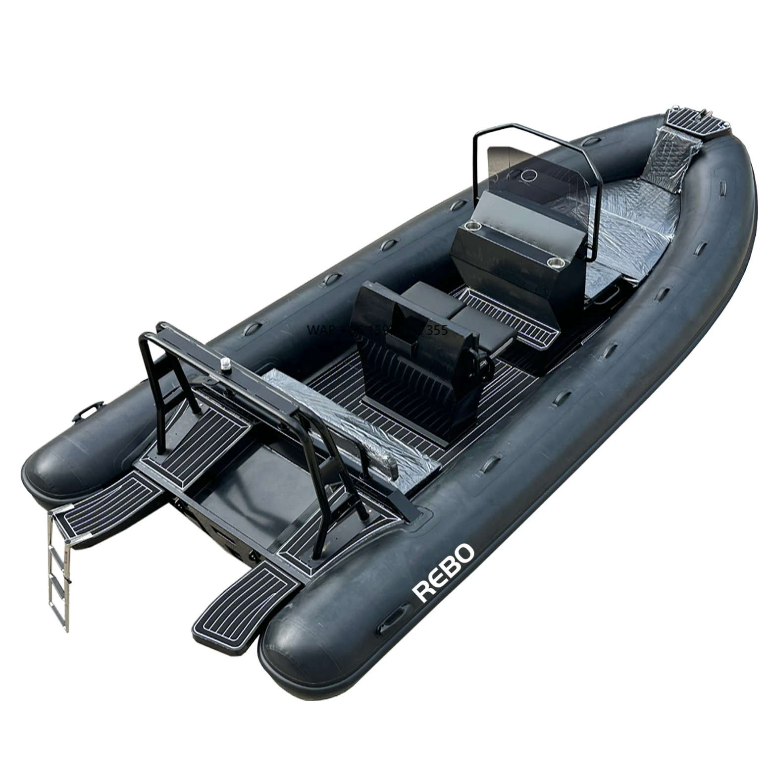 قوارب رياضية جديدة من الألومنيوم 18ft RIB560 Hypalon Orca Deep V Hull من الألومنيوم قابلة للنفخ