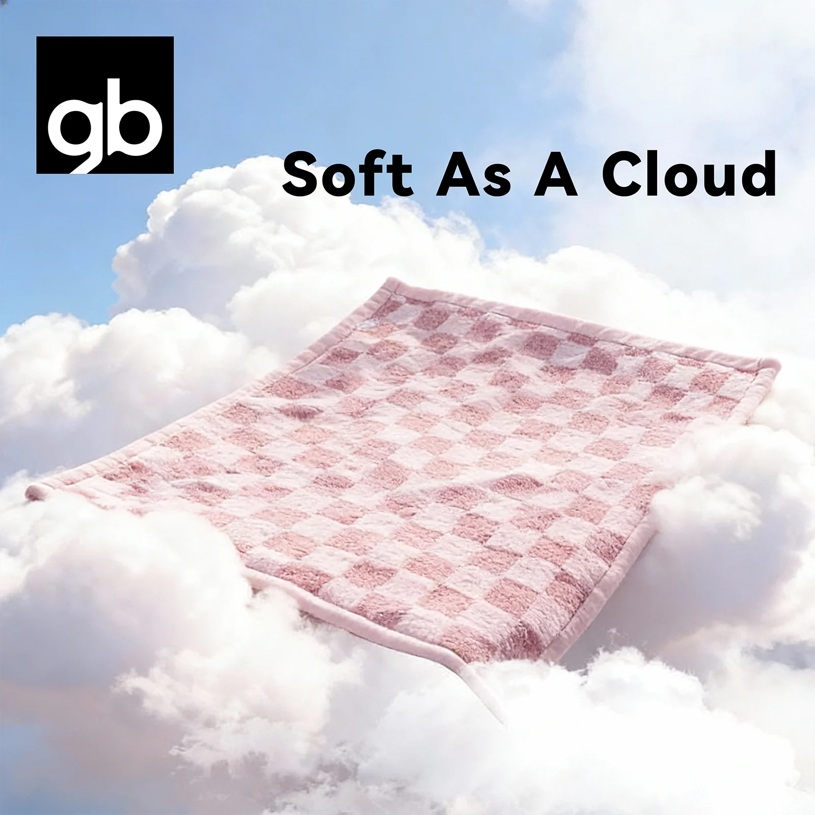 بطانية قطيفة مزدوجة الجوانب للأطفال من gb: ألياف دقيقة فائقة النعومة مع ربط معزز مقاس 3 سم للدفء الذي لا يهرب