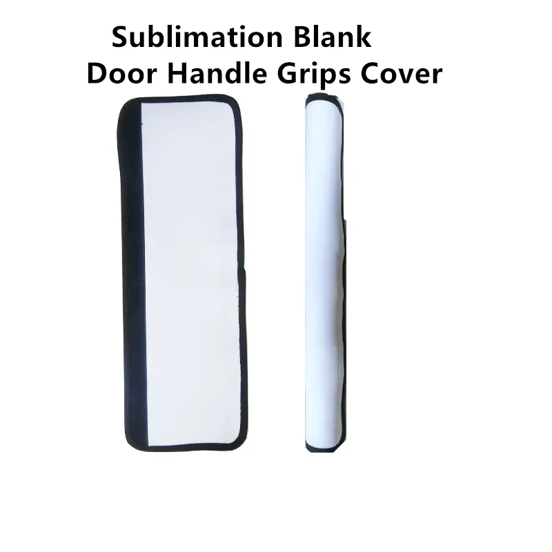 Sublimation Blank Neoprene Cart Door Handle Grips Cover Shopping Trolley Handle Antiskid Protector Kitchen Appliance Decor