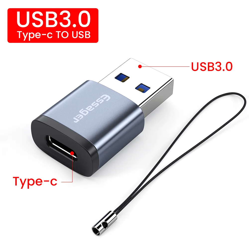 Essager USB 3.0 Typ C OTG Adapter Micro USB Microusb zu Typ-C USB-C Konverter USBC Anschluss für MacBook Xiaomi mi Samsung S20