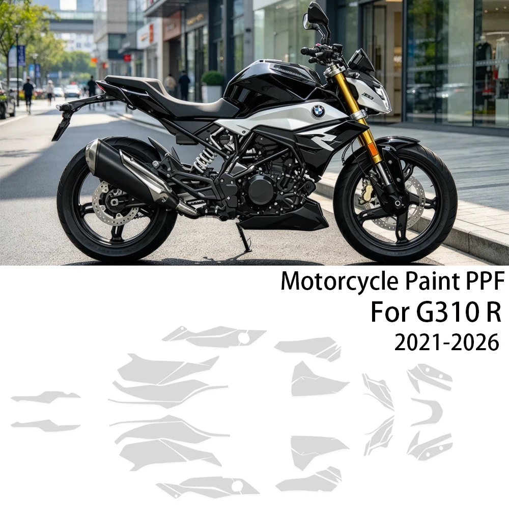 For BMW G 310 R 2021-2026 Motorcycle TPU PPF G310R G310 R  Anti-scratch Protective Invisible Protective Paint Protective Film