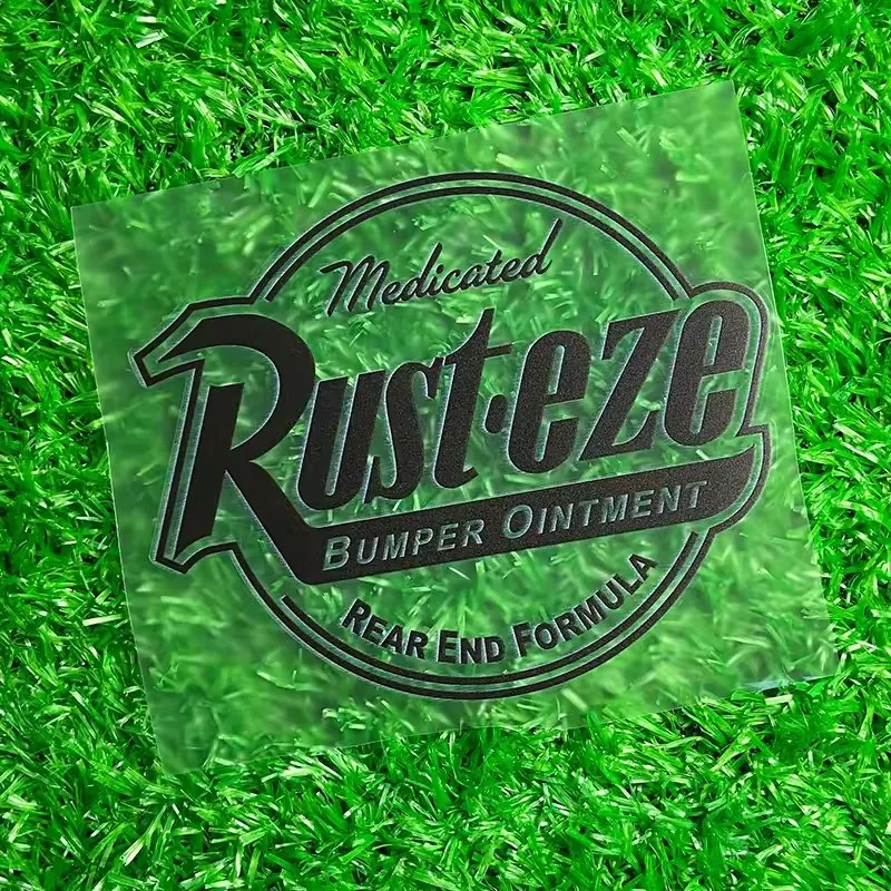 Roest-Eze motorfiets stickers zonnebrandcrème DIY motor brandstoftank vinyl stickers elektrische scooter autoruit kofferbak bumper decoratie