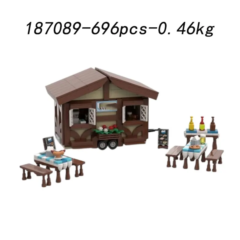 Spot MOC-187089 696 pz Architettura Moderna FAI DA TE Piccole Particelle di Montaggio Building Blocks Puzzle Giocattolo Modello Regalo Set Ornamento