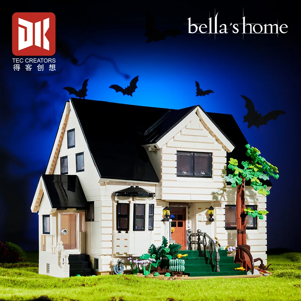 Em estoque 80022 moc bella villa blocos de construção modelo casa tijolos montagem brinquedos para meninos presente natal conjunto