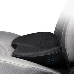 Car Seat Cushion For Driver Thick Car Heightening Seat Cushion Lower Back Discomfort Relief Cushion For All Seasons