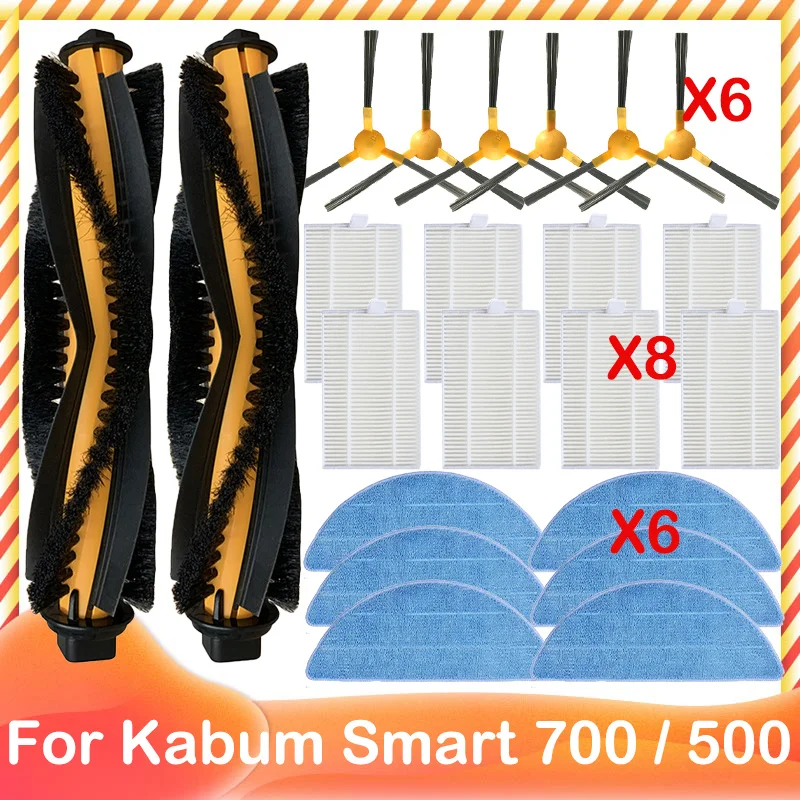 

Compatible For Kabum Smart 700 / 500 / Blaupunkt Bluebot XBOOST / XPRO Main Side Brush Hepa Filter Mop Cloth Accessories Parts