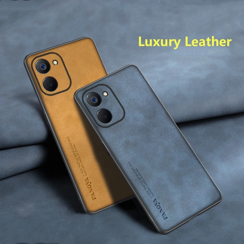 Cover For Realme 10 Case Luxury Leather Phone Case For Realme 10 4G Helio G99 Stylish Bumper PU Silicone Protector Capa Realme10