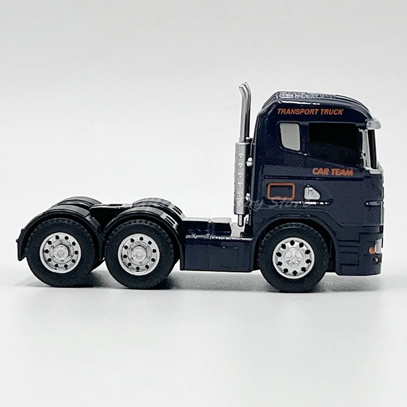 1:64 Diecast Metal Truck Model Toy Semi-Trailer Tractor Pull Back Children Gifts