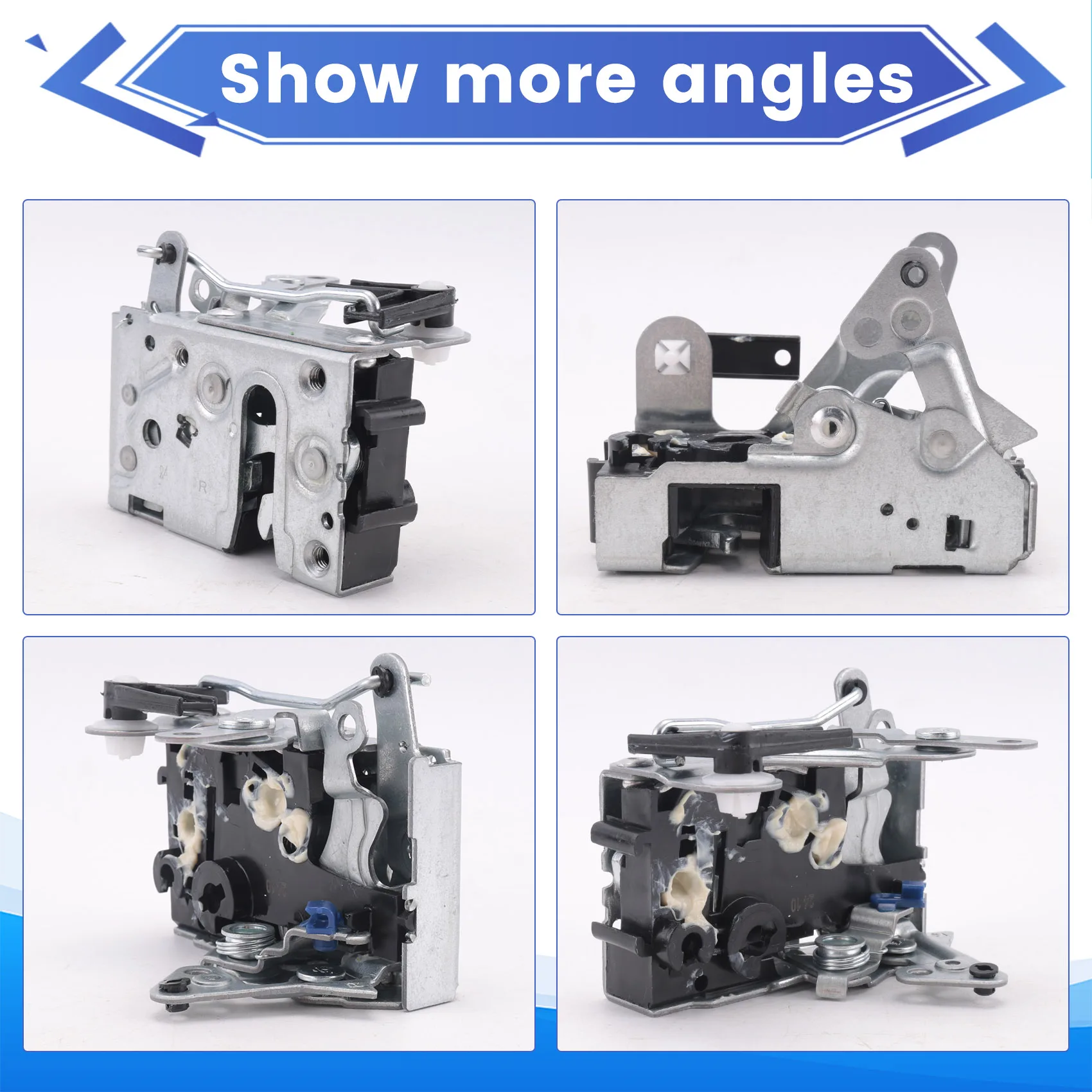 N26R-Latch Assembly Door Lock Block Front Right MWC1476 FQJ103160 FQJ500240 For Land Rover Defender 90& 100 TD5 TDI 1987-2006