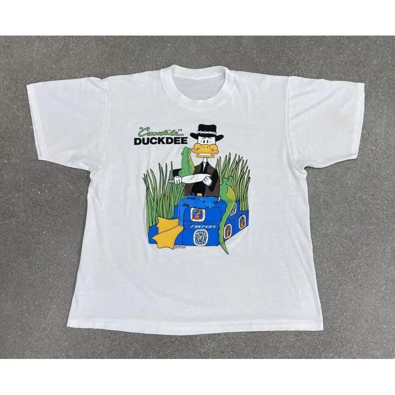 

Crocodile Dundee Movie Promo Duck Mania Foster Äôs T Shirt White