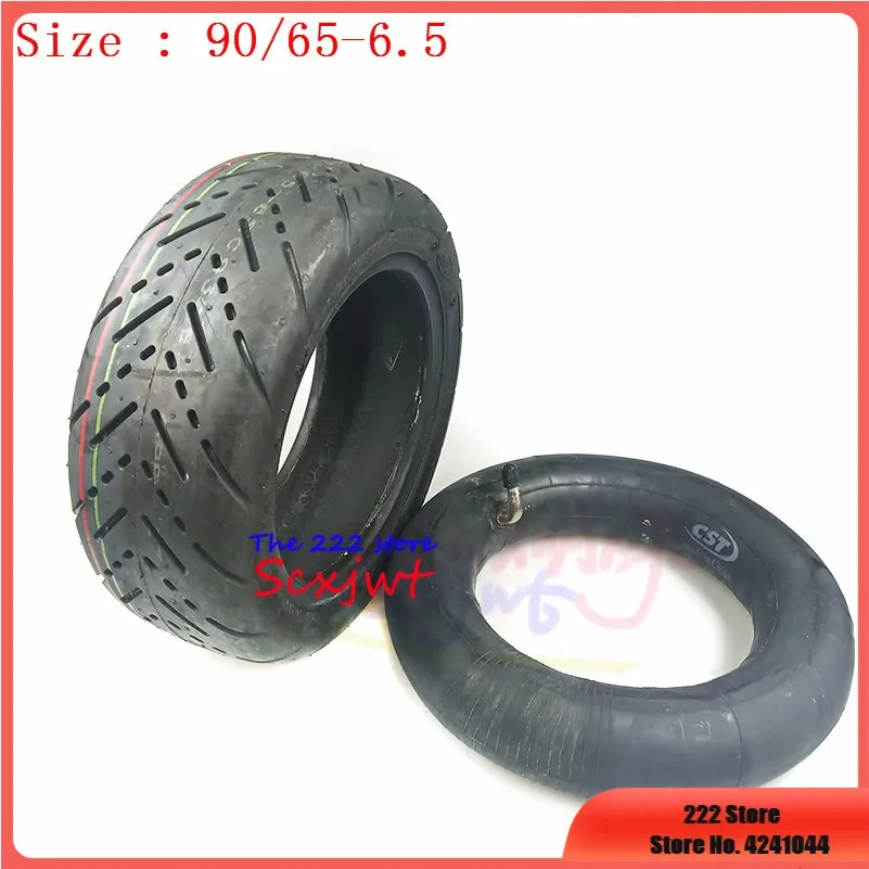 NEW Inflatable Rubber Pneumatic Tire Scooter Wheel Tyre 90/65-6.5 City Road CST   11 Inches outer  Inner Tube