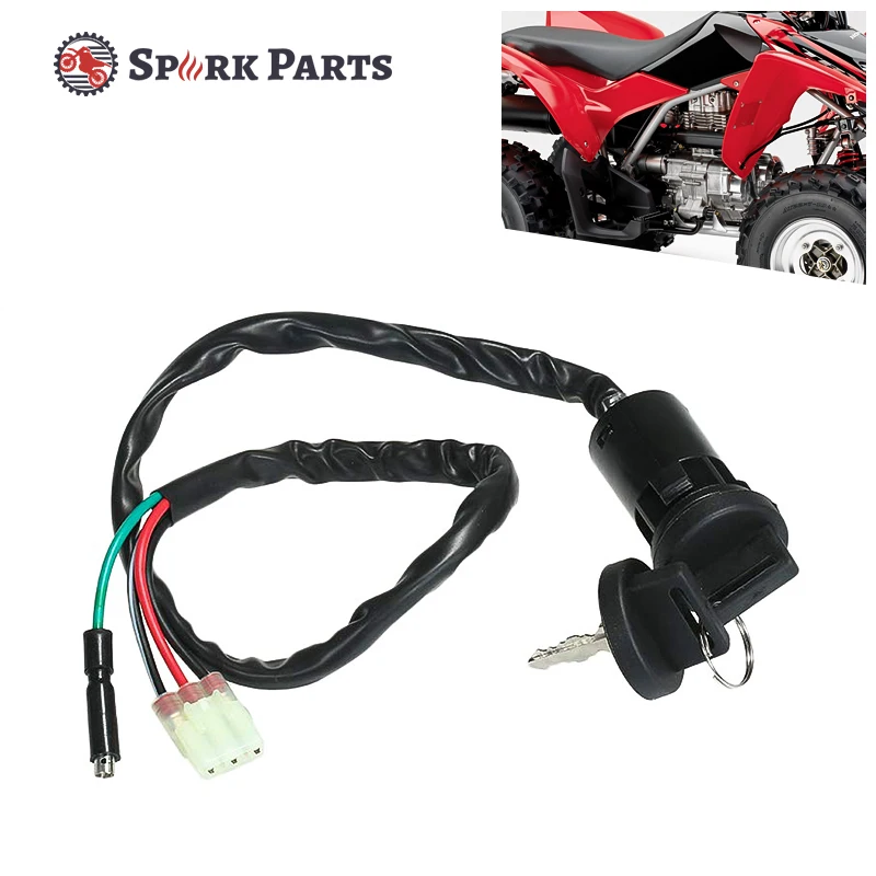 Ignition Key Switch for Honda 250 TRX250 TRX250TE TRX250TM TRX250EX TRX250X 2001-2005 ATV Motorcycle Replacement Accessories