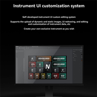 MOZA CM2 HD Racing Simulator Instrument Dash Customizable Dashboard UI System Works With All Bases 720P HD Touchscreen