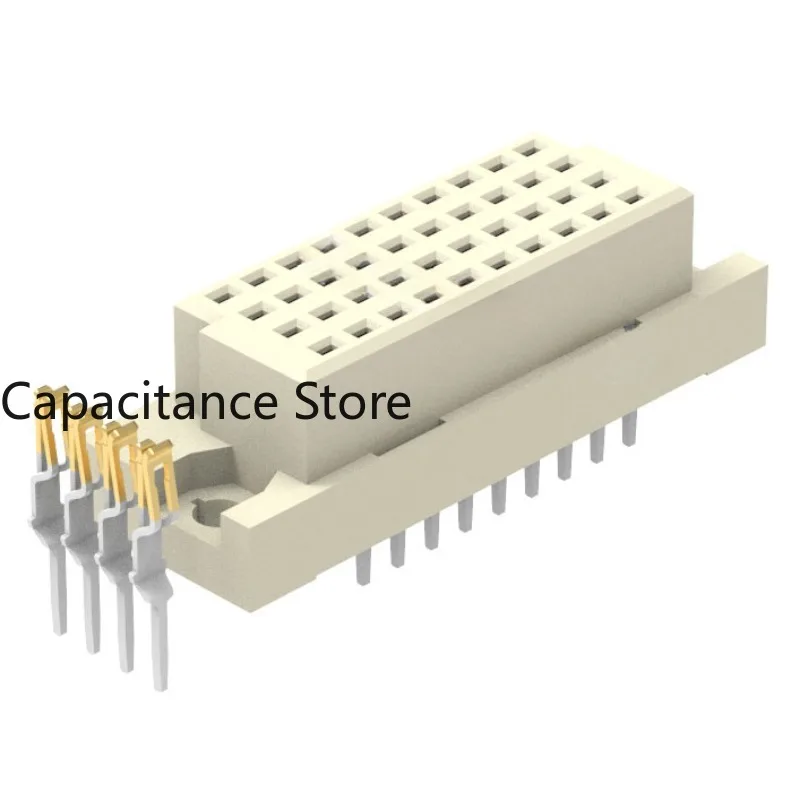 10PCS DIN41612 2.54mm four row male/female 180 degree needle socket 4 * 10P European style  connector