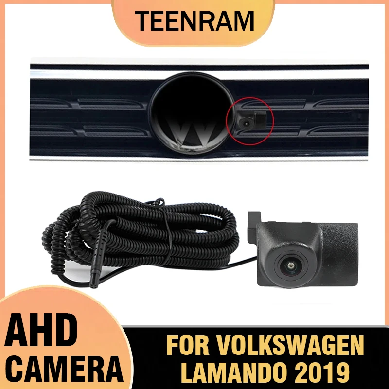 

Для VW 2019 Lamando 1080P AHD автомобильная камера переднего вида 150 ° Широкоугольный с ночником «рыбий глаз» IP68 Водонепроницаемая парковка Mon