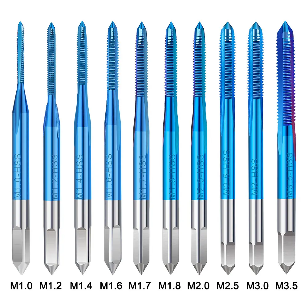 XCAN 10/11-teiliges metrisches Gewindebohrer-Set HSS Gewindebohrer M1-M3.5 Gerade Gewindeschneidmeißel Maschinenschraubengewindebohrer Verstellbarer Gewindebohrer-Schlüssel M1-M8 Gewindeschneidwerkzeug – Detail 10