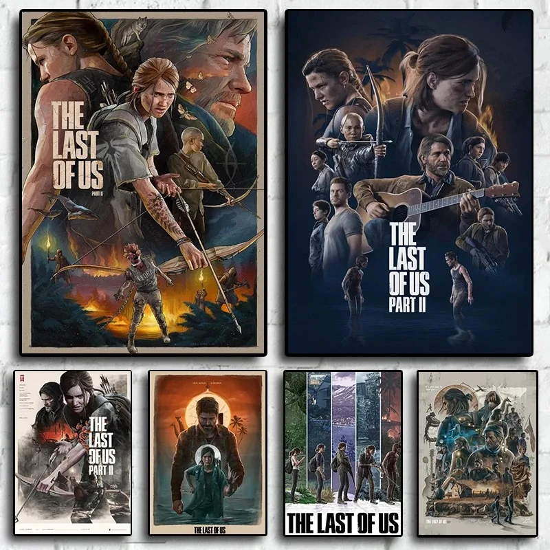 آخر أفلام الفن لديكور جدران المنزل ، صور ألعاب الفيديو الكلاسيكية للغرفة ، رسم على قماش الكانفاس ، ملصقات مطبوعة ، هدية ، جديدة ، #1