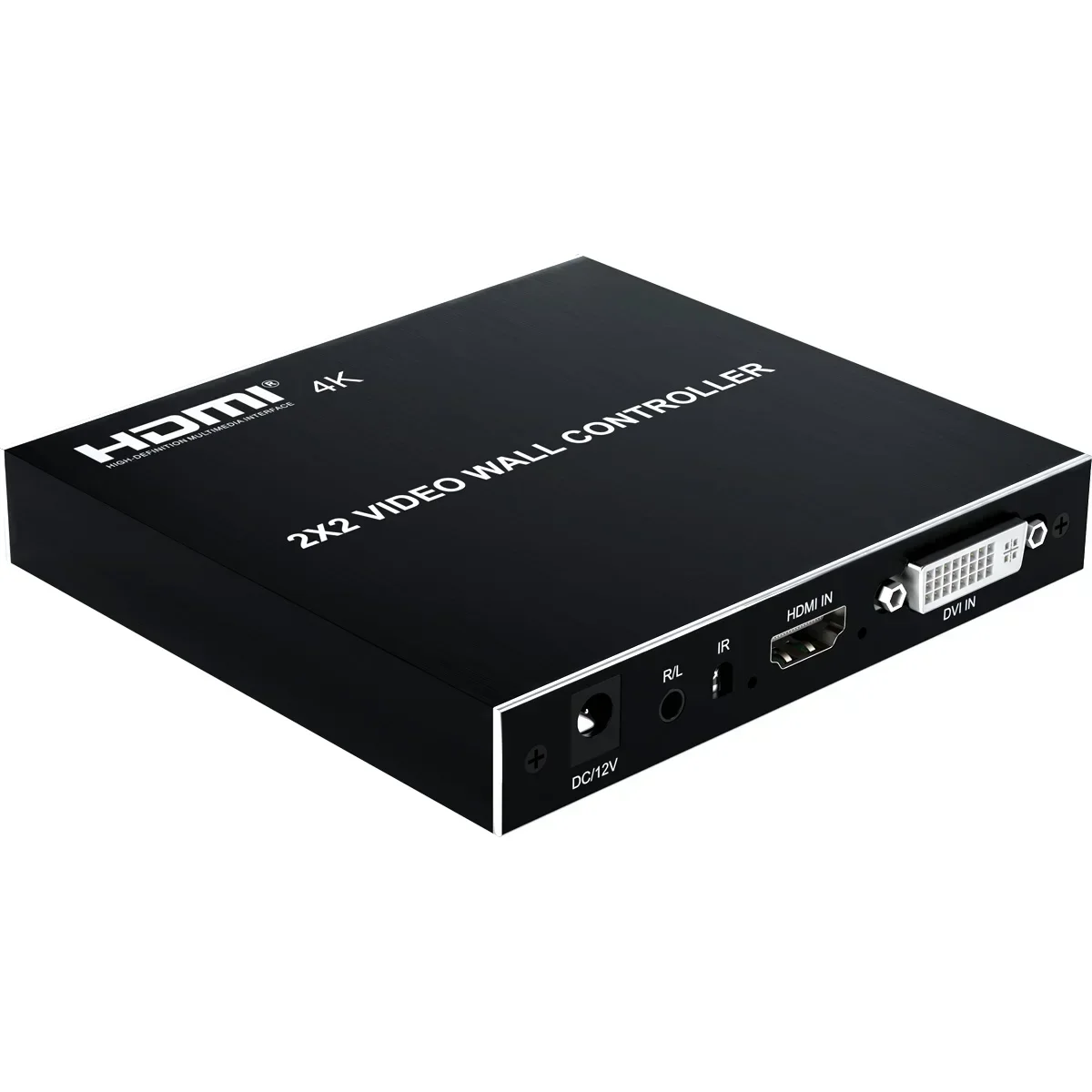 4k 2x2 Video Wall Controller 1x2 1x3 1x4 2x1 3x1 4x1 DVI HDMI Video Wall Splicer 2 3 4 TV Splicing Box Multi Screen Processor