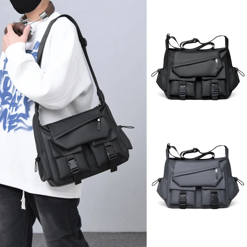 

New Casual Men's Crossbody Bag, Fashionable and Versatile Shoulder Bag, Multi-functional Waterproof Large-capacity Crossbody Bag