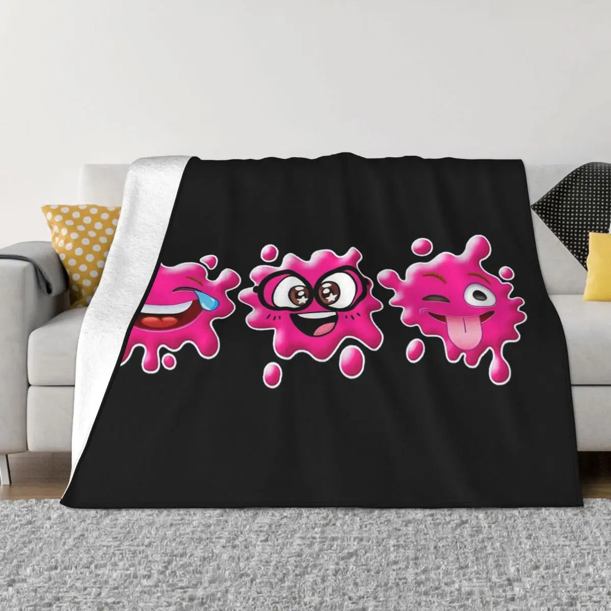 

Одеяло Super Slick Slime Sam, мягкое теплое фланелевое одеяло, плюшевое одеяло для кровати, гостиной, пикника, путешествия, домашний диван