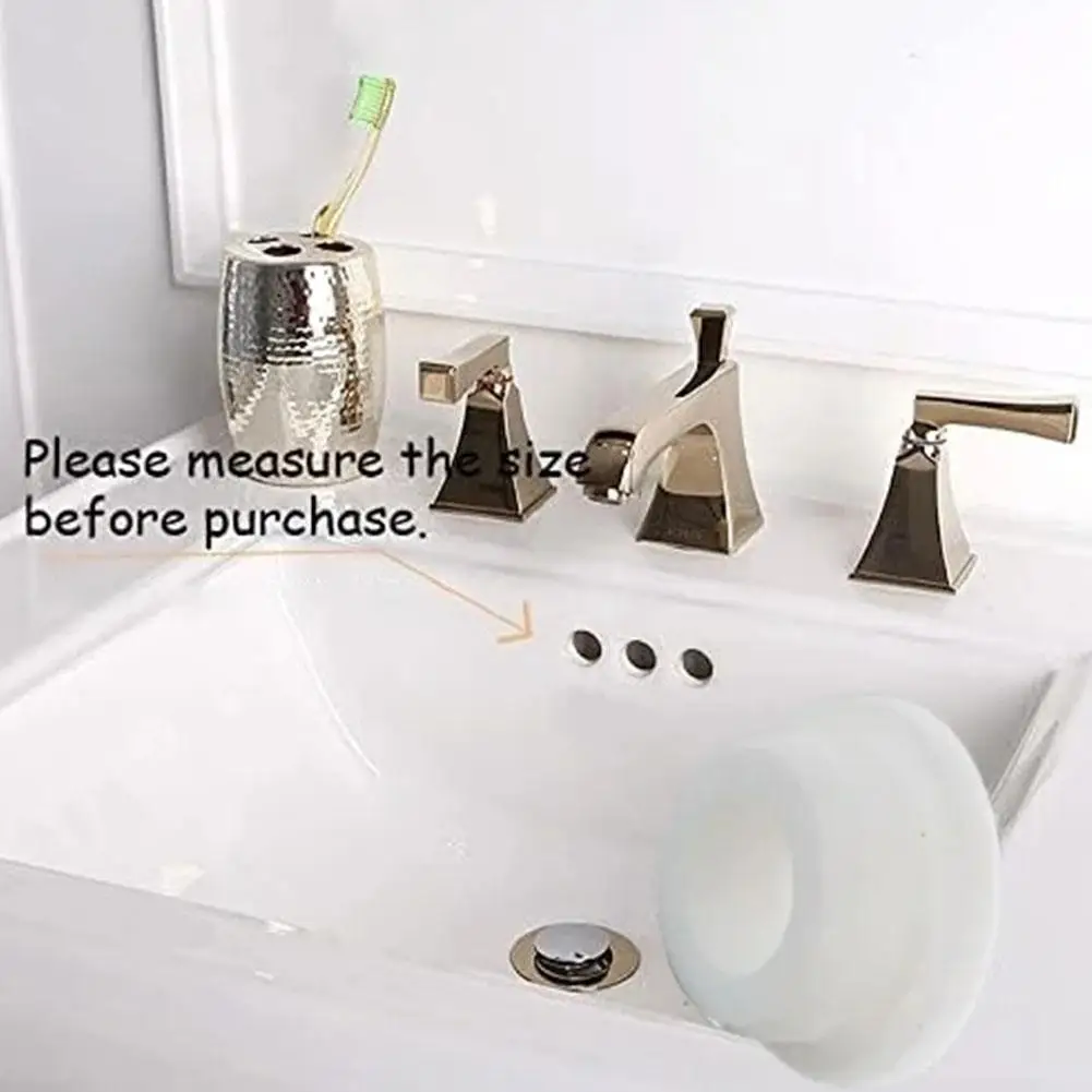 Bathroom Basin Faucet Sink Overflow Cover Brass Insert Replacement Hole Cover Cap Trim Bathroom For Bathroom Kitchen M5B2