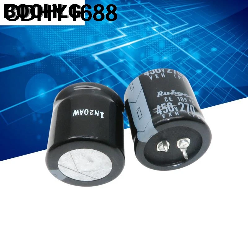 2 قطعة 270 فائق التوهج 450 فولت مكثف ياباني 450 فولت 270 فائق التوهج