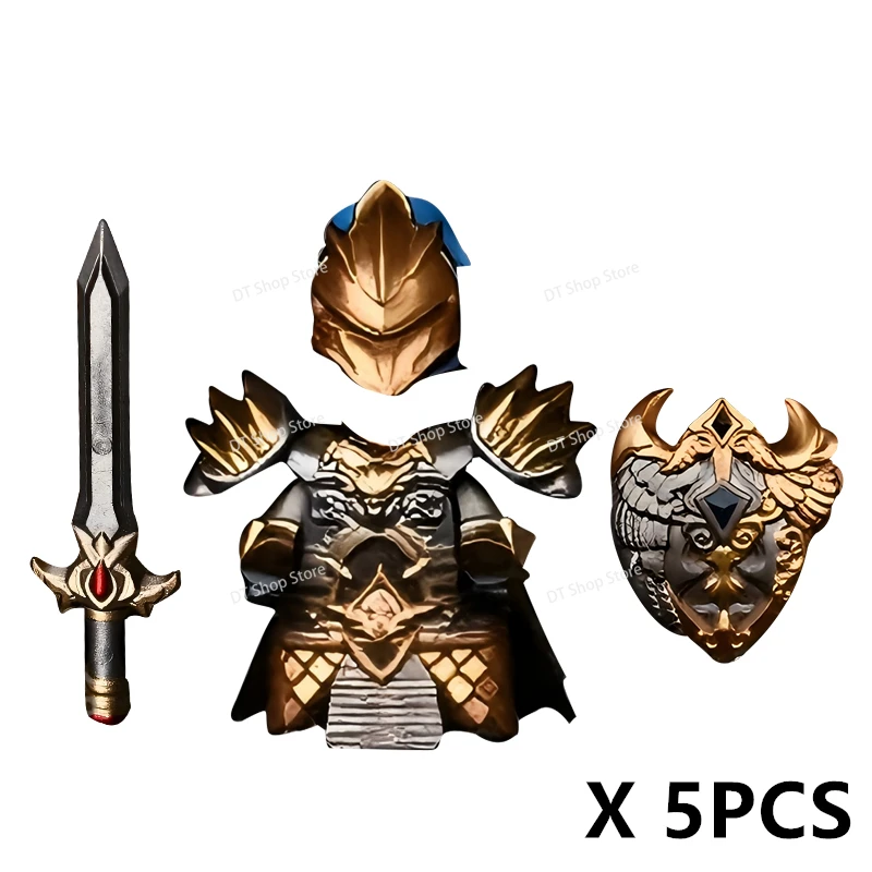 S124 MOC Mantel Helm Armor Action Figure Middeleeuwse Ridder Modellen Accessoires Wapens Compatibel Educatief Speelgoed Geschenken