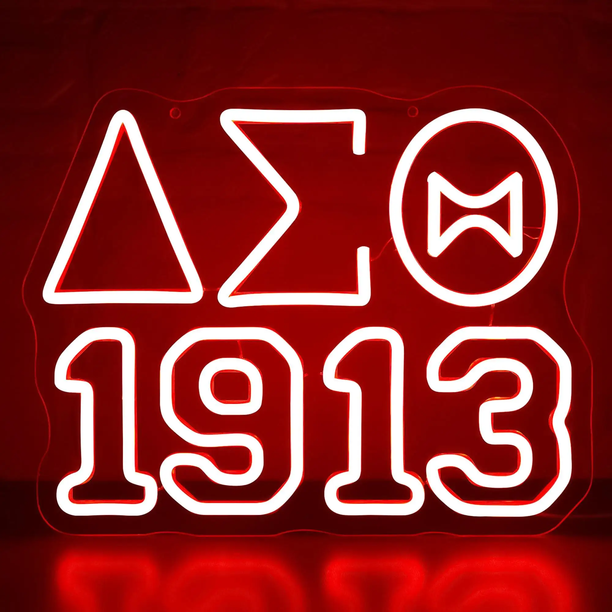 

Dst Sorority Neon Sign for Wall Decor Dst Sorority Neon Light for Gathering Party Living Room Gift Light Up Sign for College