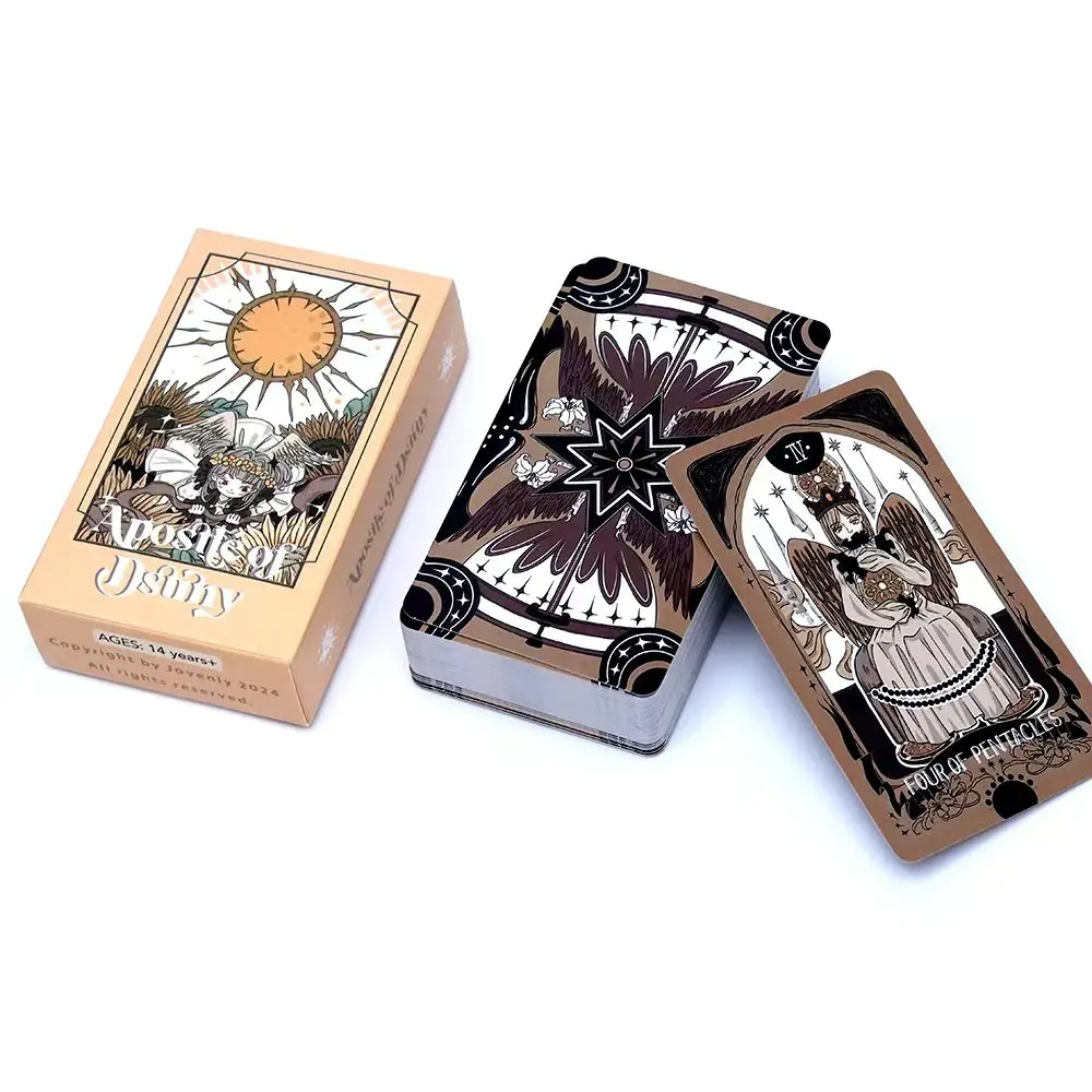 رسول القدر التارو سطح السفينة 78 قطعة بطاقات التارو الكرتون بناء على الأصلي رايدر وايت نظام مجلس لعبة أوراكل بطاقات لعبة الحفلات