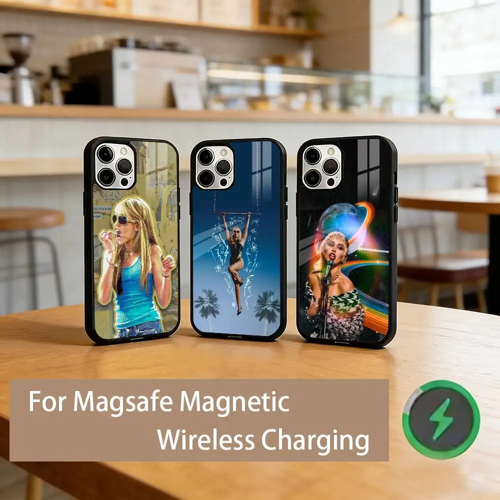 

M-Miley C-Cyrus Singer(1) Phone Case For iPhone17,16,15,14,13,12,11 Plus,Pro Magnetic with Magsafe Wireless Charging