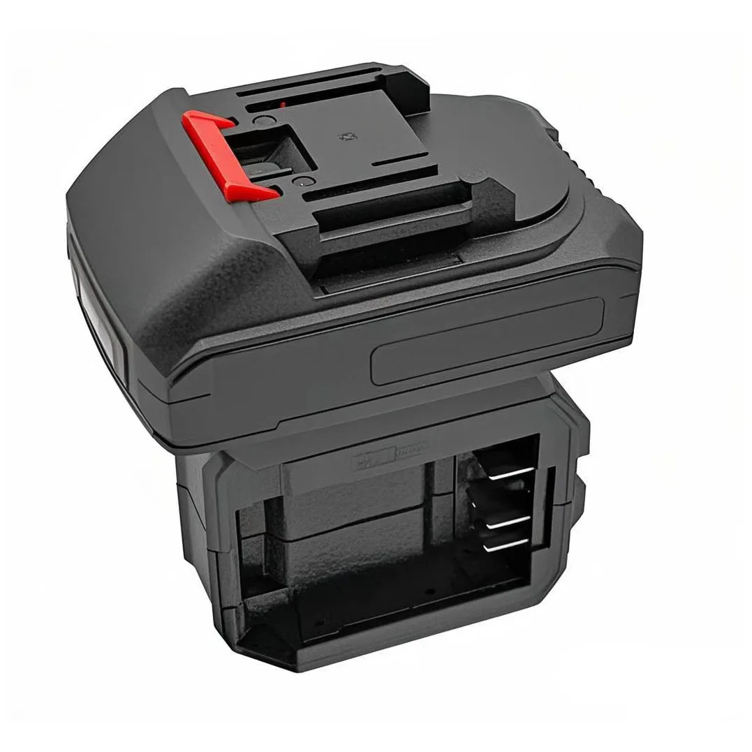 

Battery Charging Solution Electric Screwdriver Adapter Locks Battery Securely Versatile Use Plastic Construction