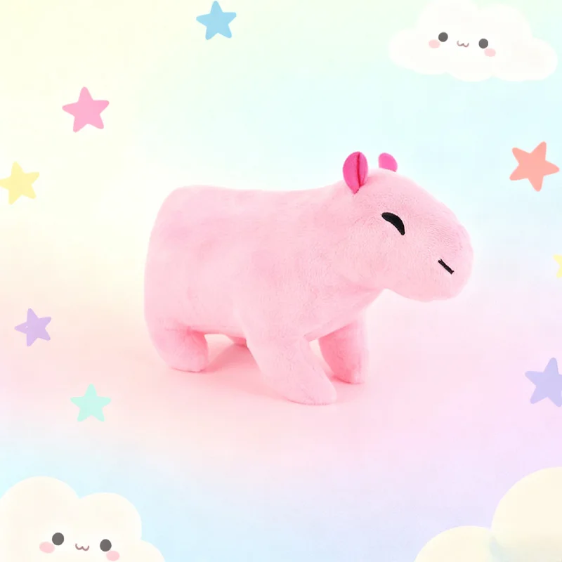 Kawaii كابيبارا ألعاب من القطيفة رائعة غرفة نوم الحلي لطيف تحصيل الزينة دمى الحيوانات واقعية هدية عيد ميلاد لfrye #6