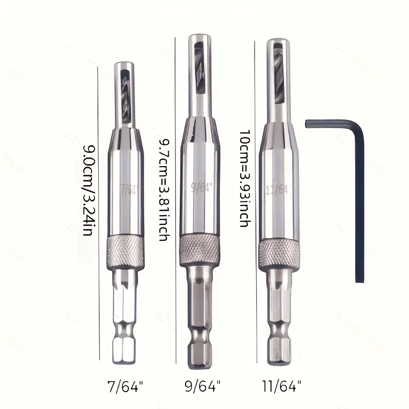 التلقائي مركز مثقاب مجموعة الذاتي توسيط المفصلي Tapper الأساسية الطيار ثقب الناخس أداة نجارة لاستبدال باب الخزانة #6