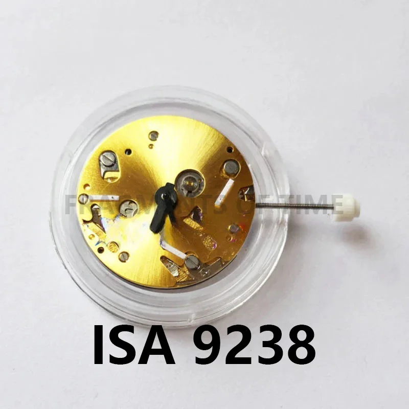 Brand New Authentic Swiss Product  ISA 9238 Movement 6 Hands Gold 9238 Quartz Movement Watch Mouvement Accessories