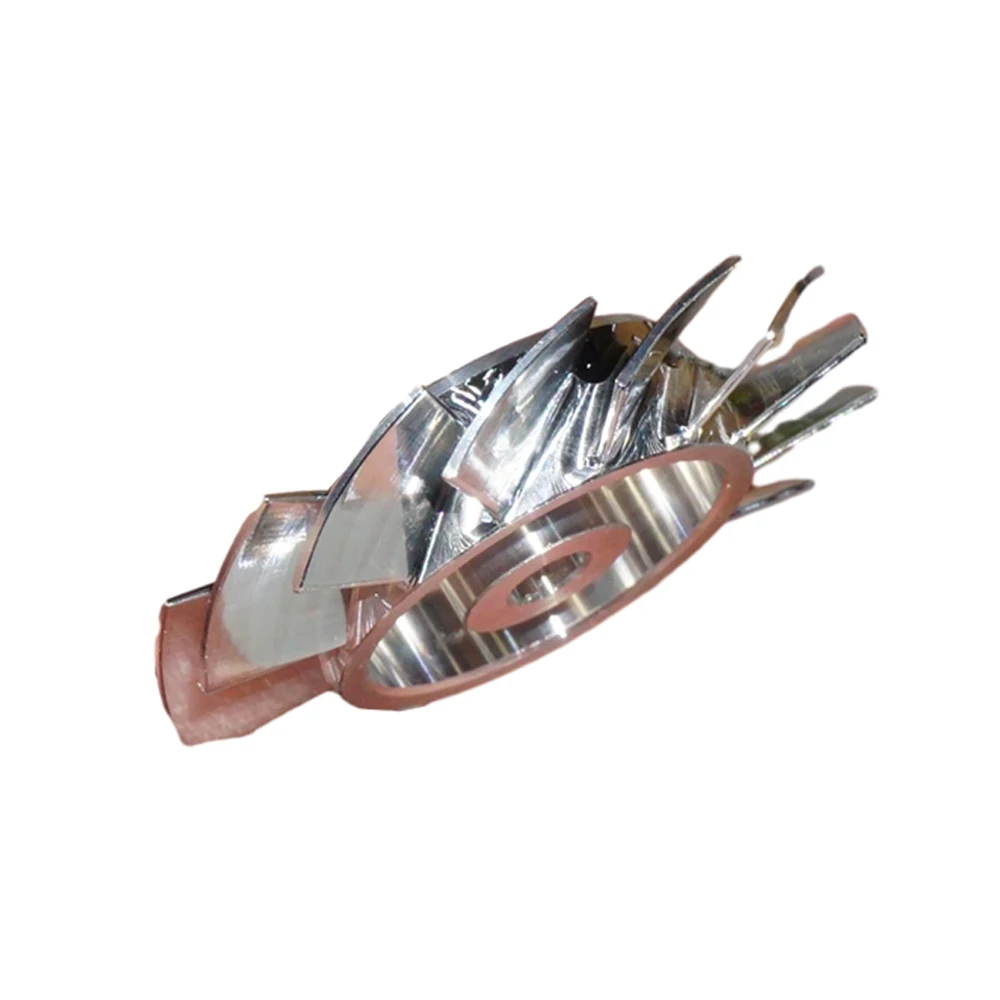 

5PCS 27mm CNC Fan Blade Impeller 100000 RPM High Speed CNC Machining High Precision Impeller