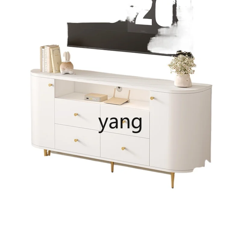 

LH modern simple bedroom high rock slab TV cabinet drawer storage chest cabinet
