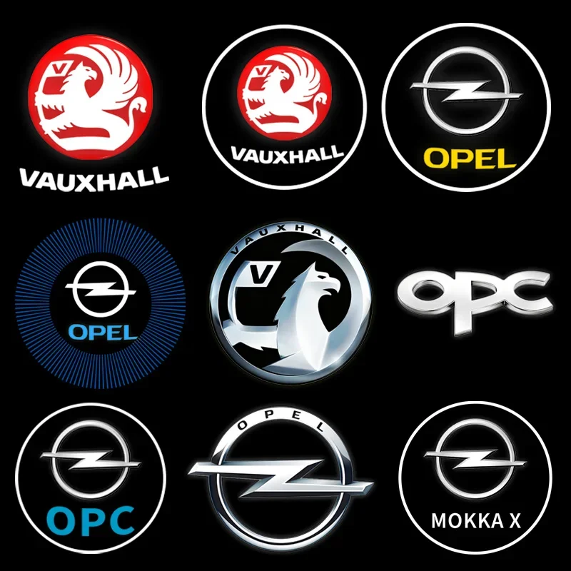 عالية الوضوح علامة باب السيارة ترحيب ضوء ضوء الإسقاط لأوبل أسترا j g إنسيجنيا كورسا d فيكترا c زافيرا أدوات السيارات