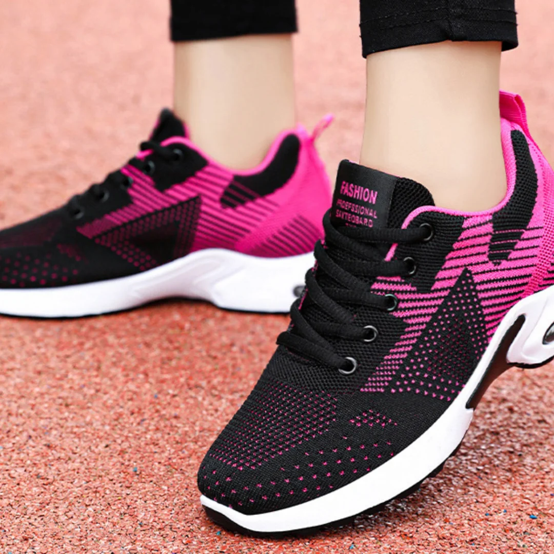 Sports shoes Women's new women's shoes summer large size casual comfortable breathable lace-up sports running shoes