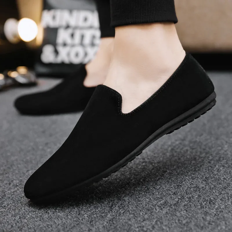 Mens Loafers Flat Casual Shoes for Men Slip-ons Designer Shoes Man Low Top Male Sneakers 2021 New Arrival Zapatos De Hombre