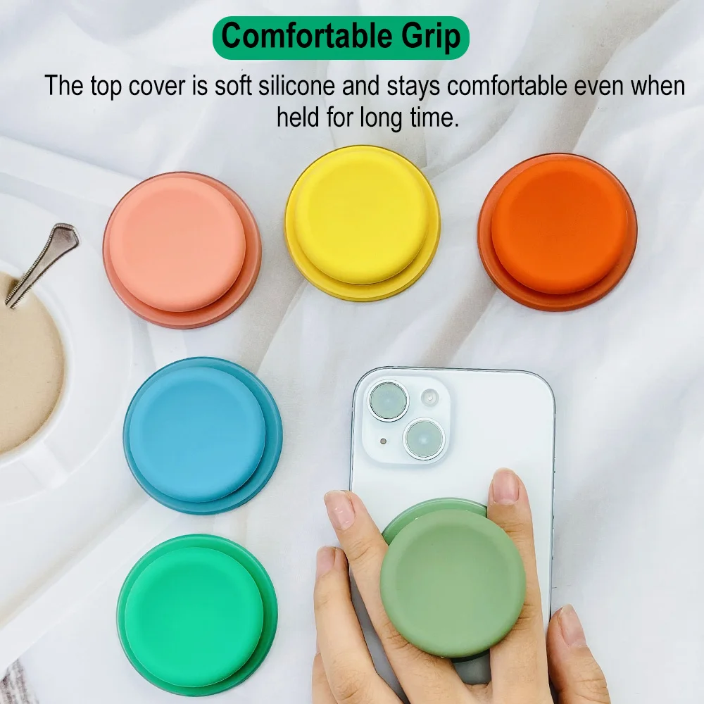 Grippopso Magnetischer Handyhalter Griptok Socket 360° ° Mit Silikonhülle für Magsafe Grip Fingerringhalter Ständer – Detail 12