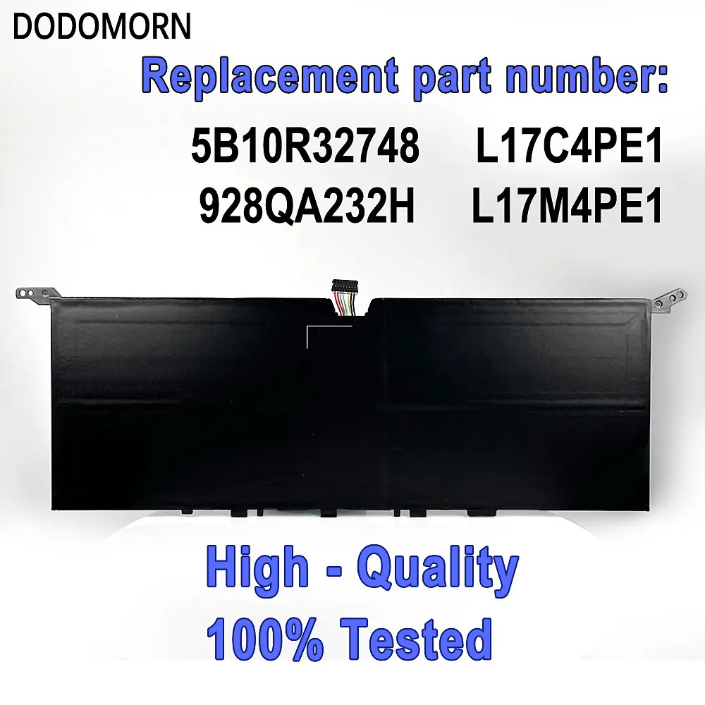 DODOMORN New L17C4PE1 Laptop Battery For Lenovo YOGA S730-13 S730-13IWL ( 81J0 ) IdeaPad 730S 13 730S-13IWL L17M4PE1 L17S4PE1