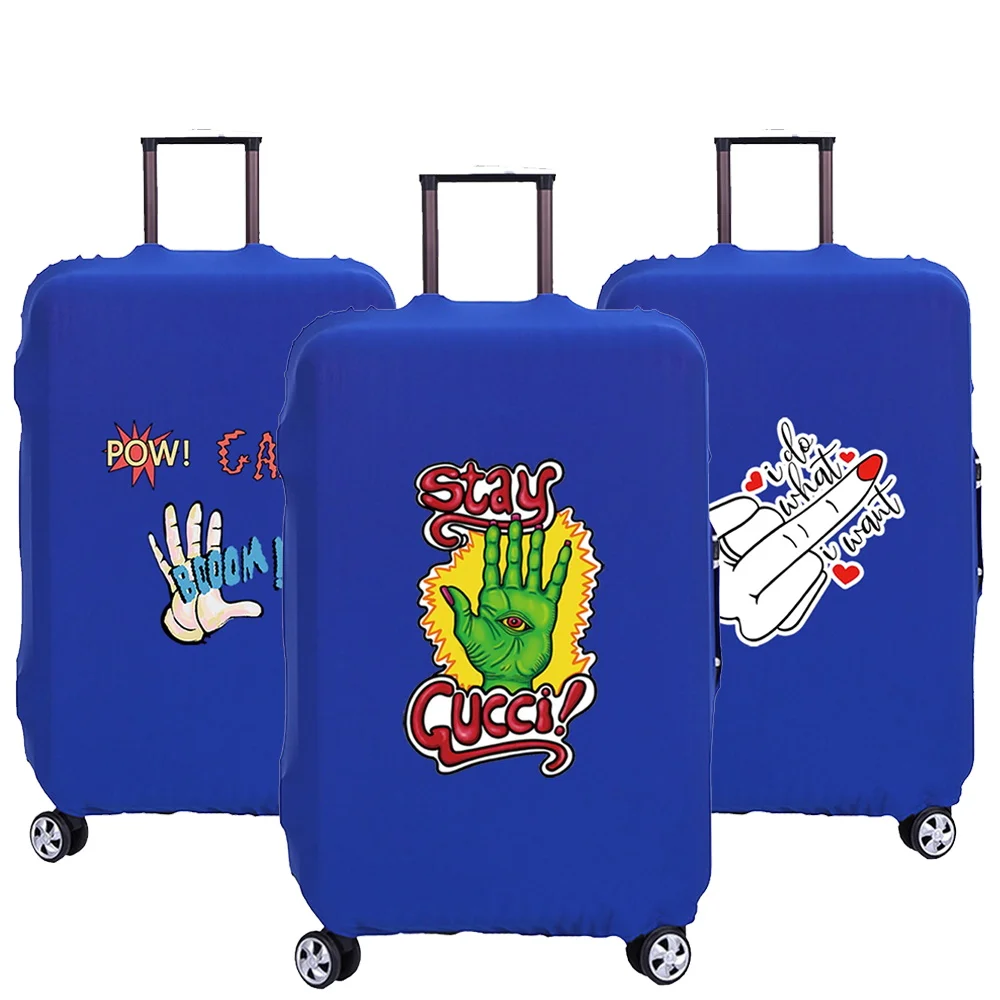 Luggage Case Suitcase Hand Print Trolley Protective Covers Cover Apply To 18-32 Inch Fashion Scratch Resistant Travel Accessory