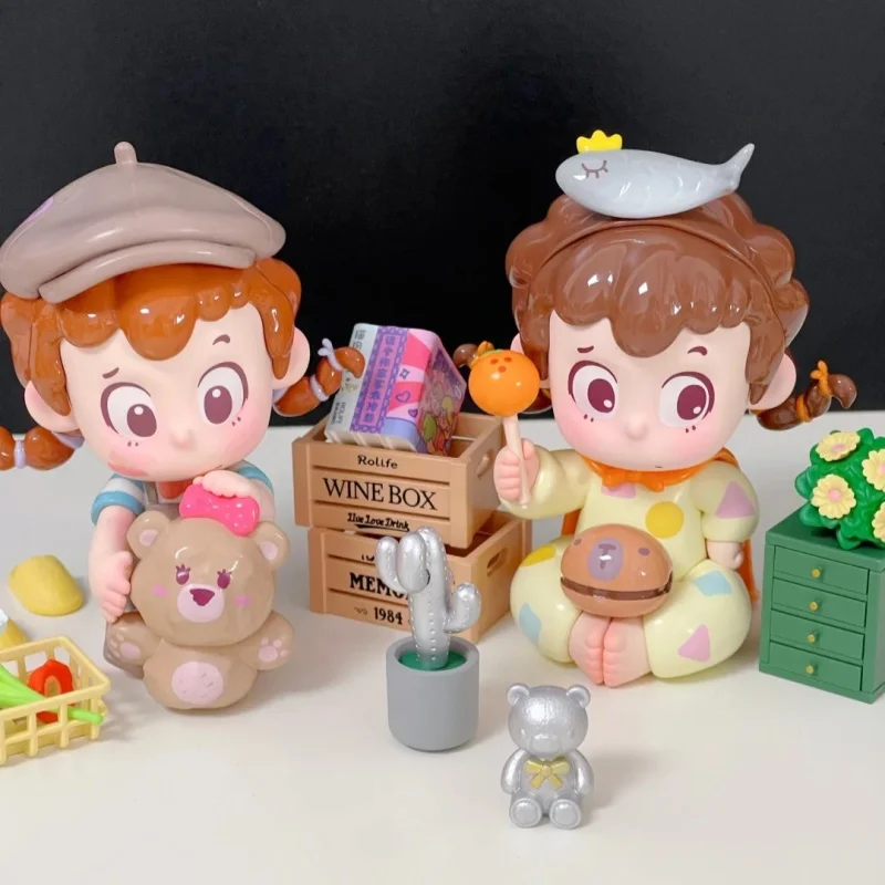 

In Stock Piny Weekend Small Theater Series Blind Box Desktop Ornament Trendy Play Action Figures Mystery Box Exquisite Toy Gift