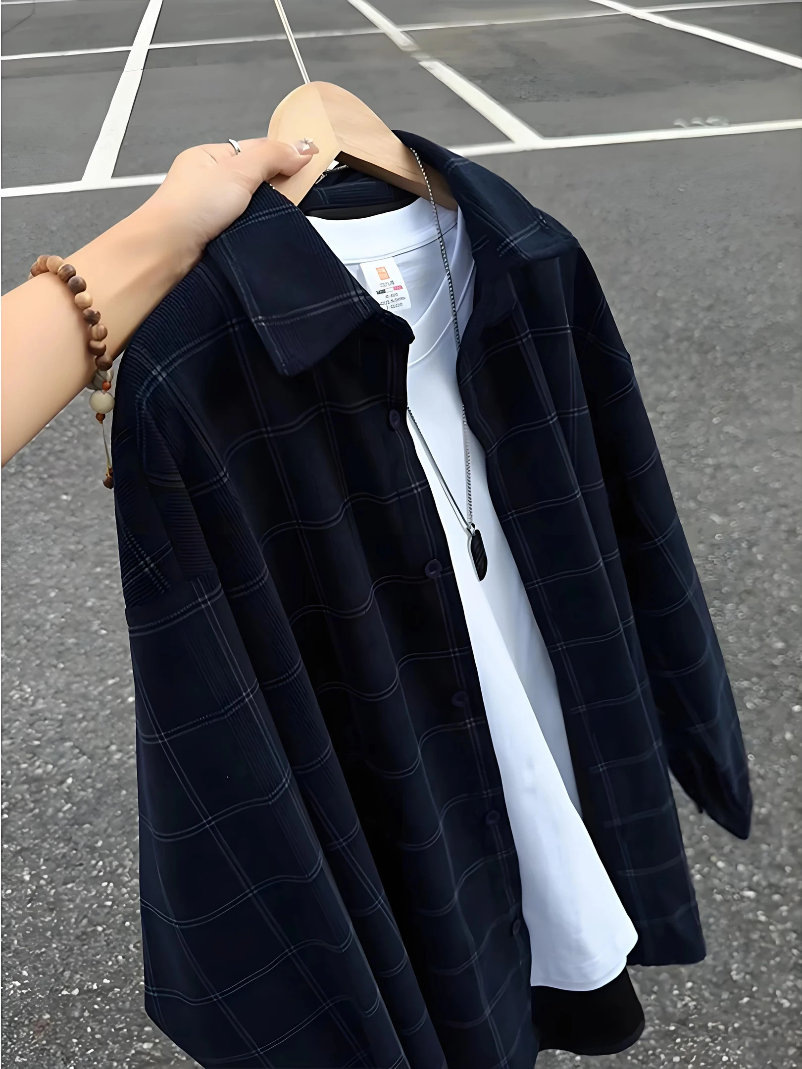 Vintage Plaid Long Sleeve Shirt Men's Casual Autumn Spring Season American Style Checkered Shirt Couple's Open Cardigan Coat
