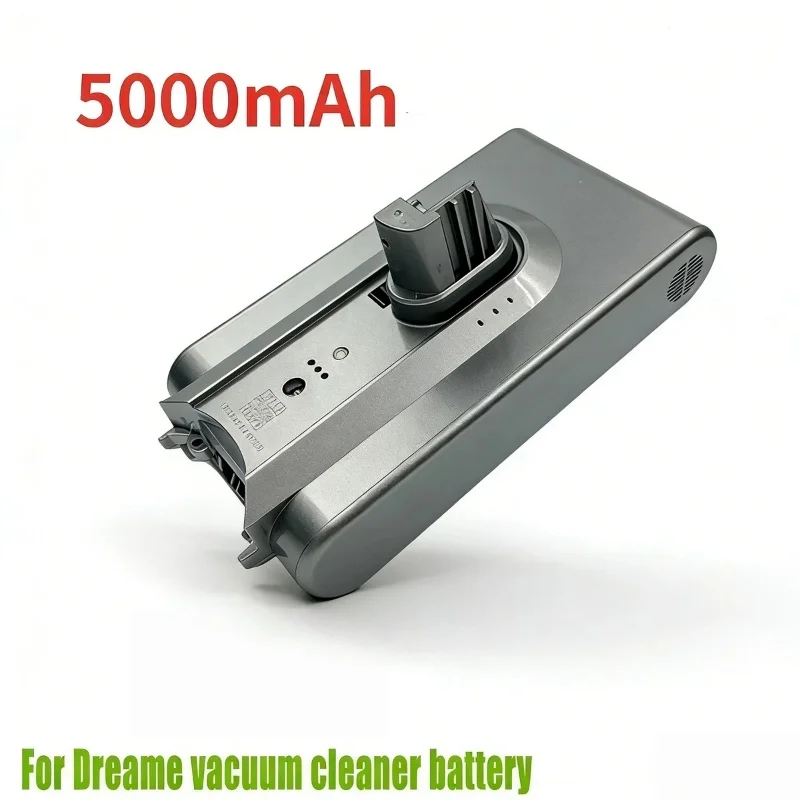 

High Capacity25.2V 5000mAh Li-ion Battery for Dreame V11 V11SE V12 VVT1 VVN6 VVA1 Cordless Vacuum Replacement Spare Battery Pack