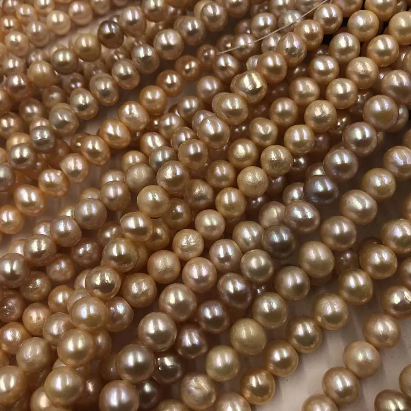 [ELEISPL Wholesale 16 Strands 8-9mm Pink Freshwater Pearl Loose Strings  #22010278