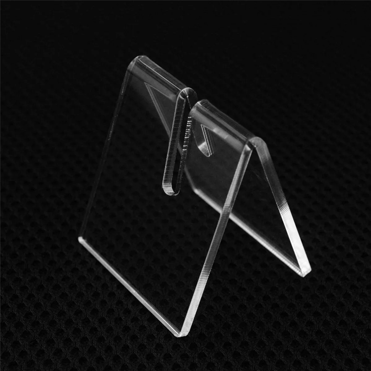 AT14 10PCS Clear Acrylic Knife Blade Display Stand Holders Folding Knife Display Stand Holder Pocket Knives Showcase Rack