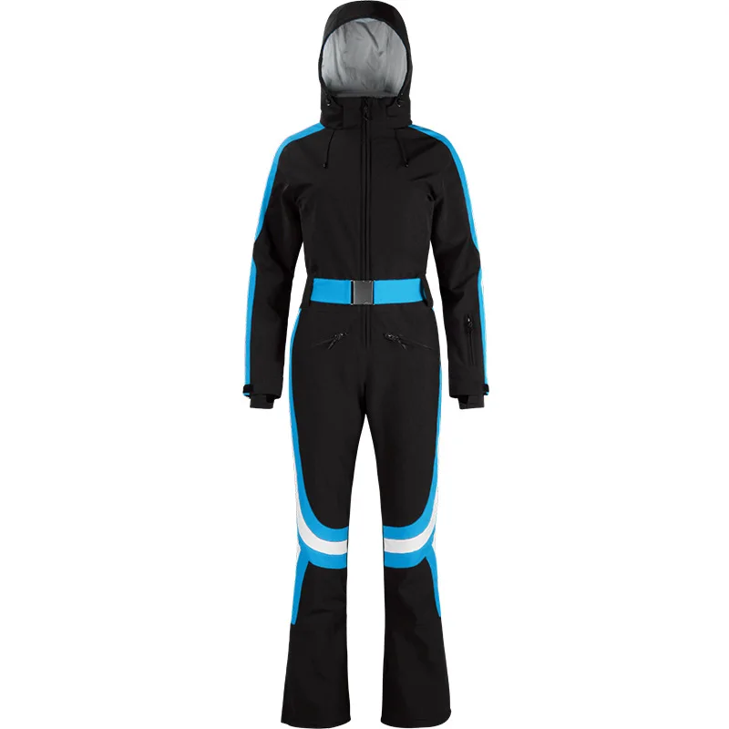 Ski Suit Set Double Board Slim Fit  Waterproof  Windproof  Breathable  and Warm One-piece Ski Suit for Women