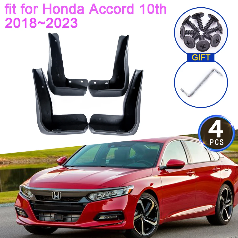 

For Honda Accord 10th 2018 2019 2020 2021 2022 2023 MudFlap Splash Guards Flap Mudguards Fender Front Rear Wheel Car Accessories